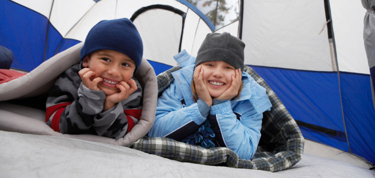 Kinder camping